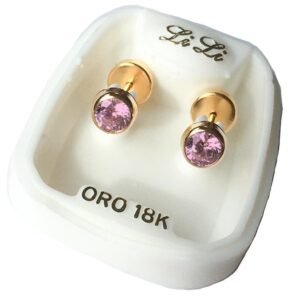 125 LILI Redondo C/Cubic Rosa