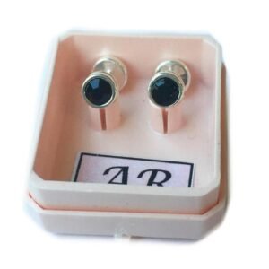 14 A-R Aro Plata 900 Susanito con Strass Negro