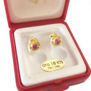 240 CH Aro a Rosca Strass Rosa