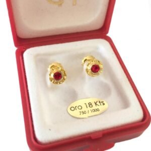 241 CH Aro a Rosca Strass Rubi