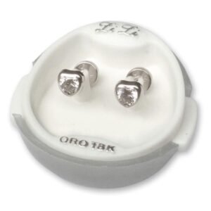 4027 LILI Oro Blanco Corazón Blanco