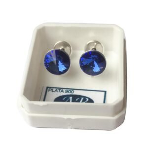 47 A-R Aro Plata 900 Cristal Rivoli Azul