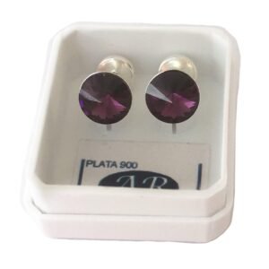 47 A-R Aro Plata 900 Cristal Rivoli Violeta