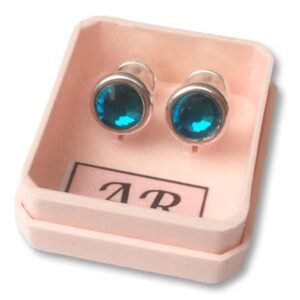 50 A-R Aro Plata 900 Chaton Turquesa