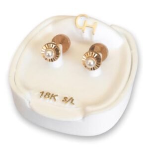 718 CH Facetado c/perla cultivada